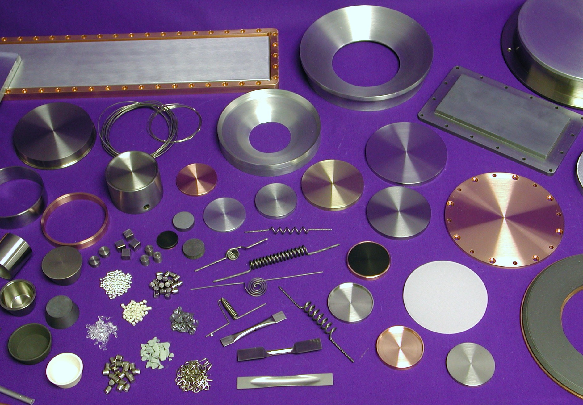 Various PVD Materials